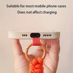 1Pc Cute Mobile Phone Lanyard Decoration DYM Can Be Carried Twist Rope Anti-loss Pendant Fashion Strong Wrist Short Straps Band
