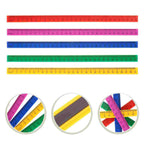 5 Pcs Plastic Magnetic Ruler Novelty Rulers Student Accessory with Centimeters for Students Flexible Work