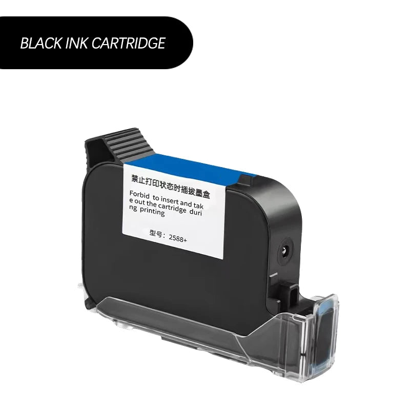 2588+ High adhesion solvent Quick drying cartridges for 12.7MM inkjet printers with unencrypted color cartridges