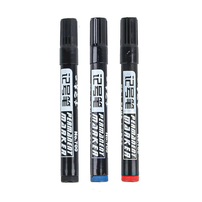 3/9pcs Permanent  Paint Marker Pen Waterproof Black Pen for Tyre Oily Markers Quick Drying Signature Pen Stationery Supplies