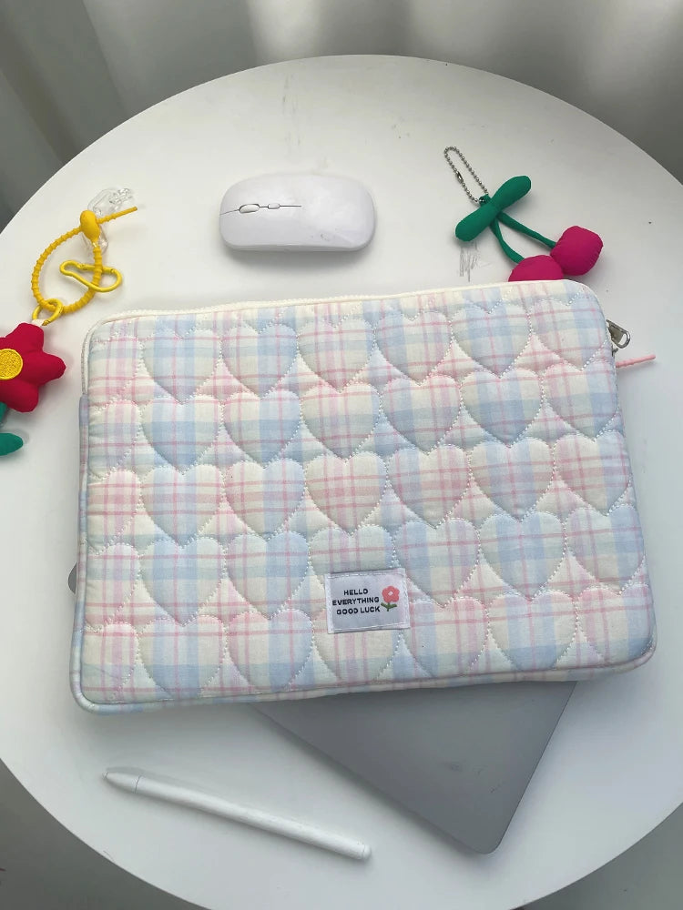 Cute Laptop Sleeves 13.3 14 15 15.6 Inch For Macbook Tablet Sleeve Bag For IPad Pro9.7 10.2 11 Air3 4 10.5 10.9 XiaoMi Samsung