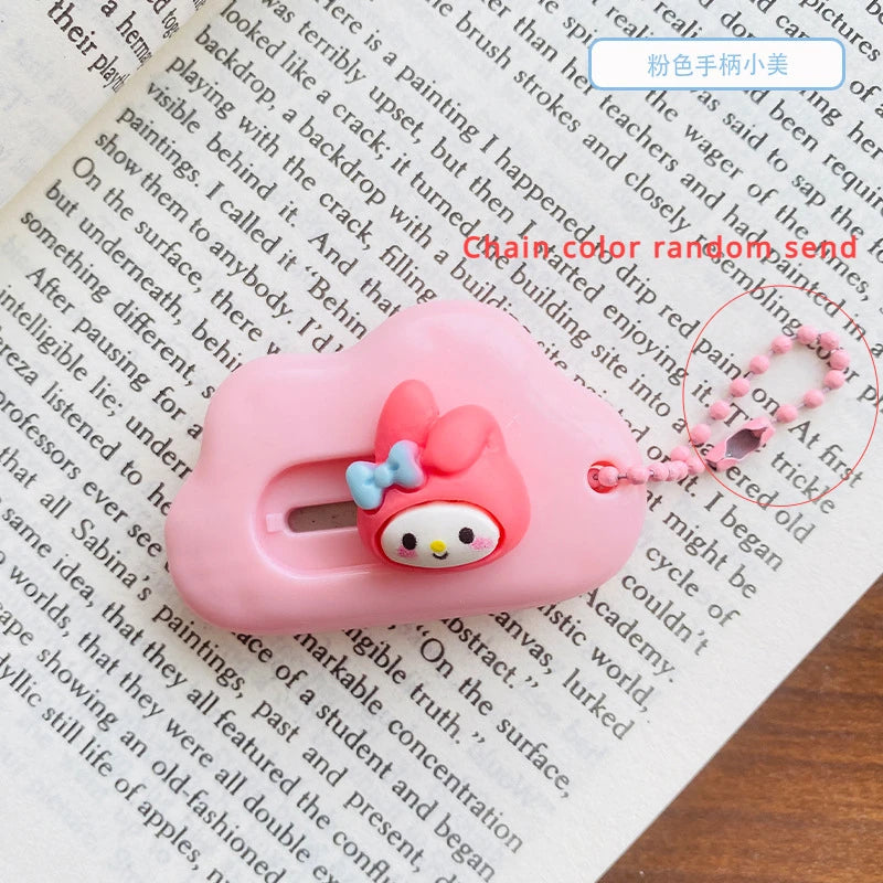 1pc Dopamine Cloud Mass Letter Opener Cartoon Cute Utility Knife Student Mini Box Cutter Hand-made Sharp