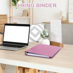 3 Ring Binder 1 Inch with 2 Pockets, Waterproof, Fashion View Binder for Office Supplies