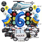 Police Party Plates Napkins Police Birthday Party Tableware Set Police Officer Car Party Decorations Favors Police Theme Party