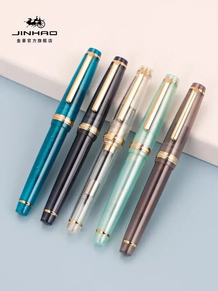 Jinhao 82 Fountain Pen New Color Luxury Elegant Pens 0.7/0.5/0.38mm Extra Fine Nib Writing Office School Supplies Stationery