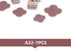 7Pcs Leather Die Cutter Hollow Punching Tool Cutting Mold Punching Die Set for Handmade DIY Leather Craft 20/25/30/35/40/45/50mm