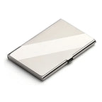 2022 New Waterproof Stainless Steel Business ID Credit Card Holder Luxury Silver Aluminium Case Cover Unisex Card Wallet