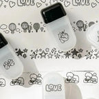 1PC Cartoon Pattern Lace Band Children's Rolling Flower Seal Creative Seal Graffiti Handbook DIY Roller Lace Decoration Band
