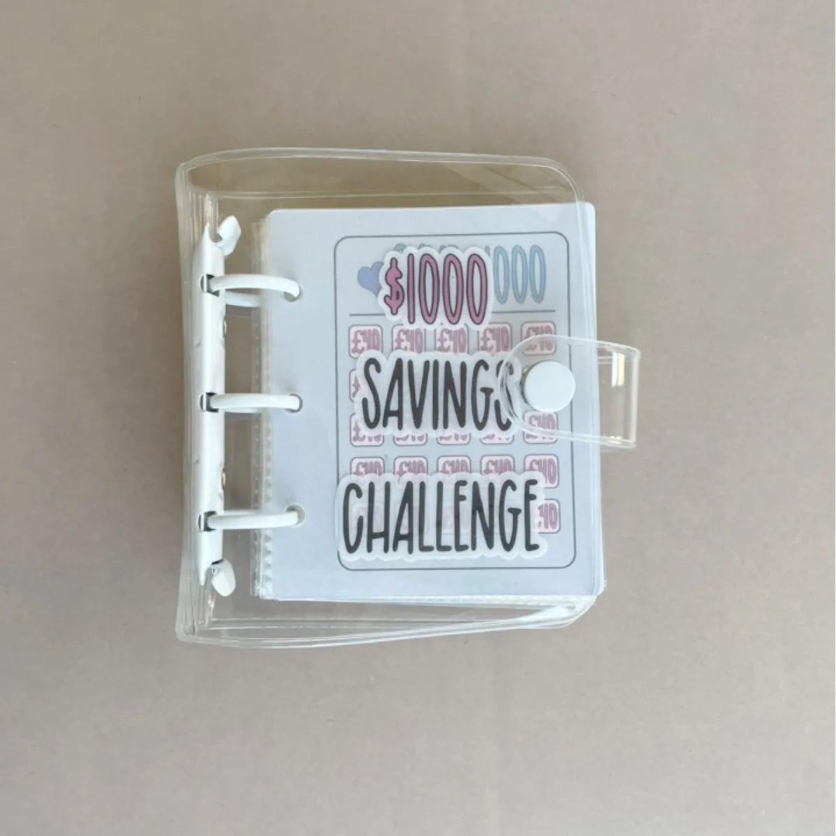 1-Pack Organization Challenge Binder: A cash envelope system designed to simplify budget management and financial planning
