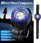 Digital Underwater 50m Diving Compass Professional Waterproof Navigator Digital Scuba Luminous Balanced Watch Swimming Outdoor