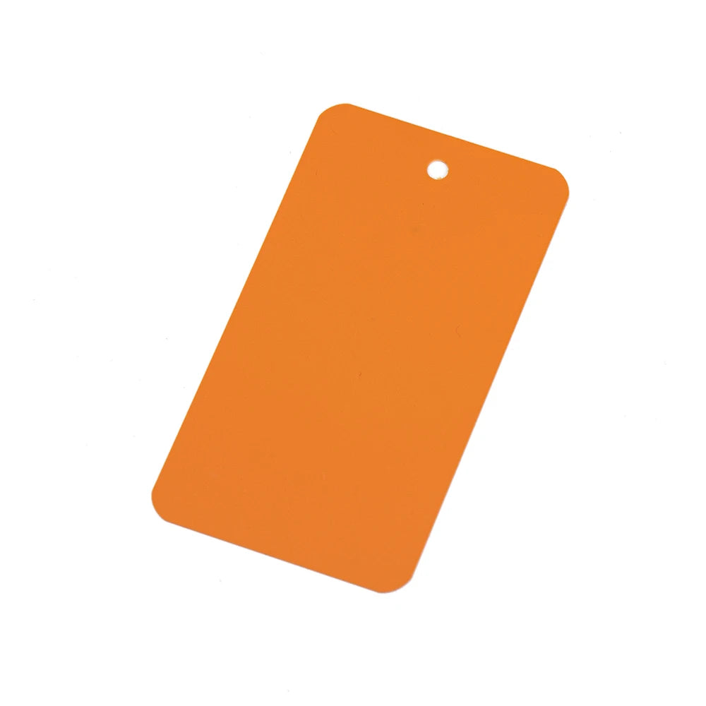 50pcs 4x6/5x9cm Rectangle Blank Plastic Tags Blank Merchandise Tag PVC Price Tags Waterproof Plastic Identification Price Tags
