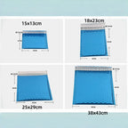 30pcs/lot Blue Aluminized Bubble Mailer Gift Packaging Self Seal Bag Large Size Shipping Mailing Envelope