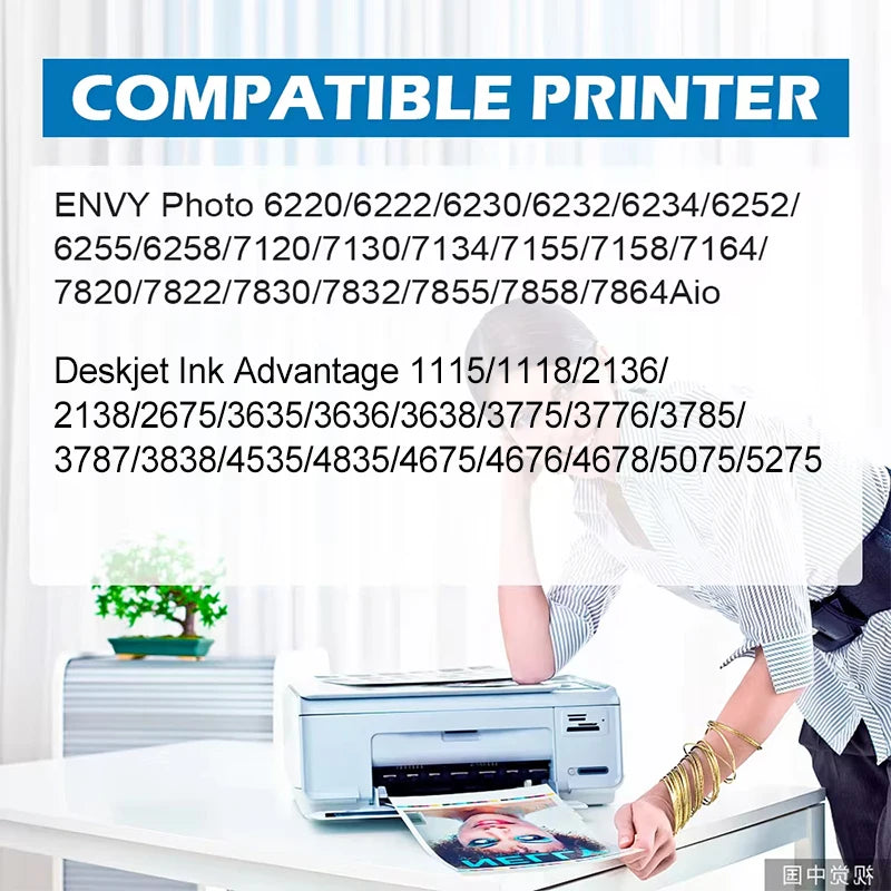 Morepage 664XL Ink cartridge Replacement For HP 664 HP664 XL Deskjet 1115 2135 3635 2138 3636 3638 4535 4536 4538 4675 Printer