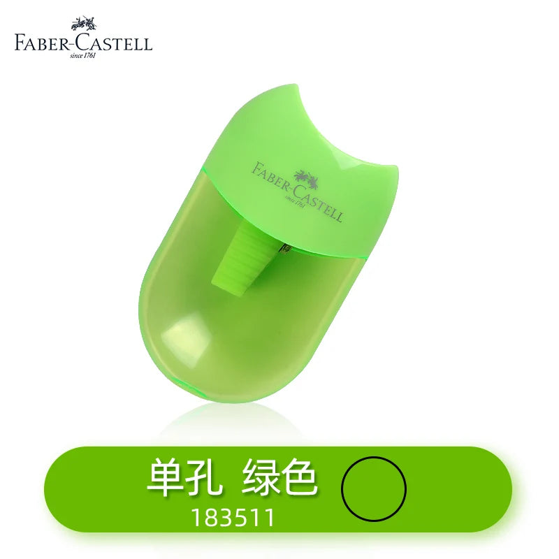 Faber Castell Pencil Sharpener Kawaii Single/Double Hole Pencil Cutter Sacapuntas Stationery Kids School Supplies Back to School