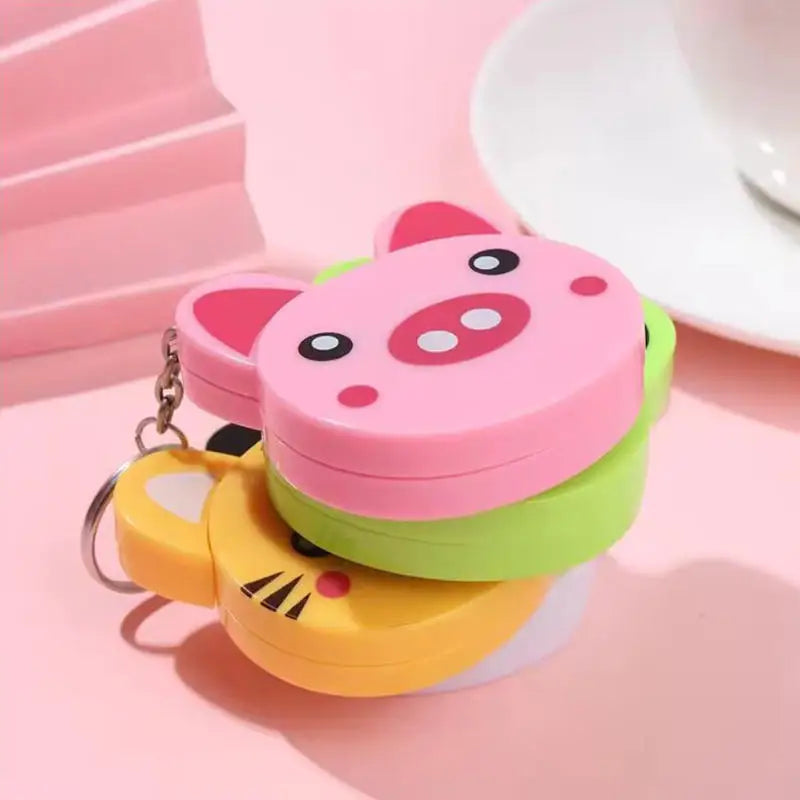 1.5M Soft Tape Measure Tailor's Tape With Snap Fasteners Body Measuring Double-sided Ruler For Needlework Sewing Tool NEW