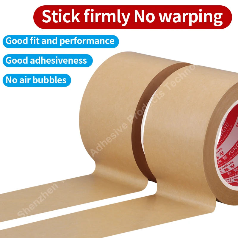 Water free kraft paper tape, environmentally friendly for writing, sealing tape, used for masking, sealing, and packaging