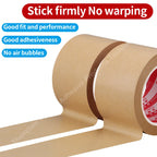 Water free kraft paper tape, environmentally friendly for writing, sealing tape, used for masking, sealing, and packaging