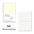 Fromthenon Journal Notebook Refill Planner Inserts Blank Grid Line Paper A5A6B6 Diary Book Inner Page School Office Stationery