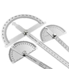 10/15cmStainless Steel Protractor Woodworking Angle Ruler 0-180° Angle Measuring Tool for Woodworking/Industry 1pc