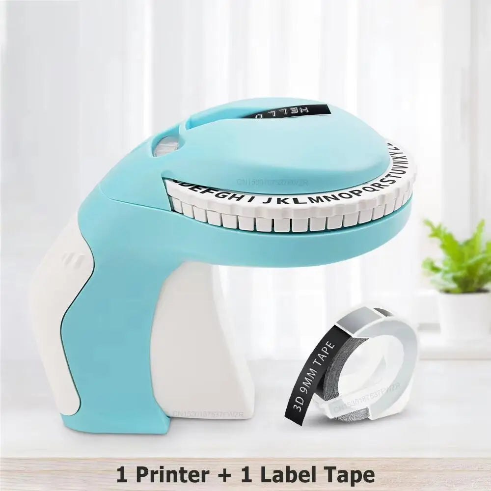 Dymo Labeller B90 3D Embossing Label Maker similar to Dymo 12965 Motex E101 Labeling Machine Compatible Dymo 3D Embossing Tapes