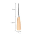 1pcs Leather Hand Stitching Awl Tool Leather Craft Hole Punch Tool Wood Handle Steel awl Craft Stitching Leather Tools