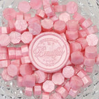 100pcs/bag Octagonal Sealing Wax Beads for Wax Stamps is Suitable for Wedding Invitations, Envelope Cards, Christmas Gift
