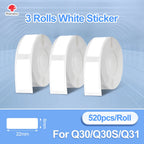 Phomemo Q30 Bluetooth Label Maker, Thermal Sticker Maker with 1 Roll Free Label, Available for Small Business/Home Organization