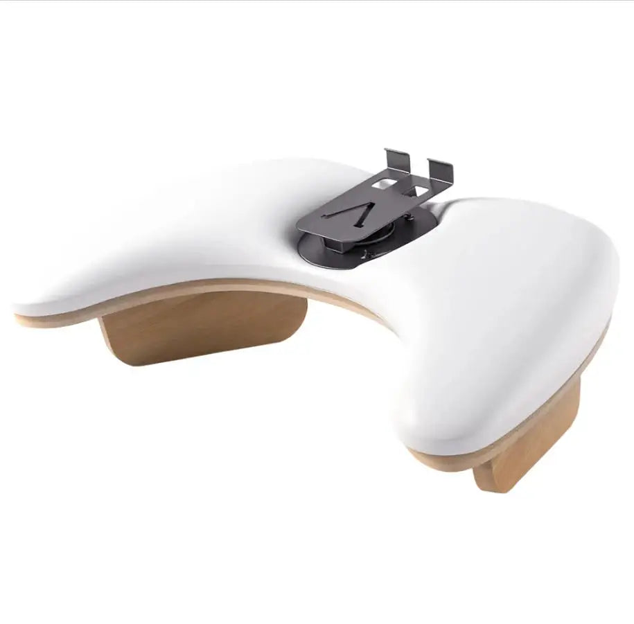 Nail Arm Rest with Rotating Phone Holder, Arm Rest for Nails Tech, PU Leather Nail Tech Arm Rest, U-Shaped Hand Rest