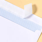 110ct White Press And Seal Security Envelopes, Self-Seal Mailing Letter Covers For Office Business Use
