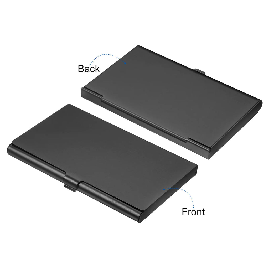 1/2/3Pcs Business Card Holder Metal Box Cover Credit Card Holder Aluminum Alloy Flip Cover Slim Name Cards Case for Women Men