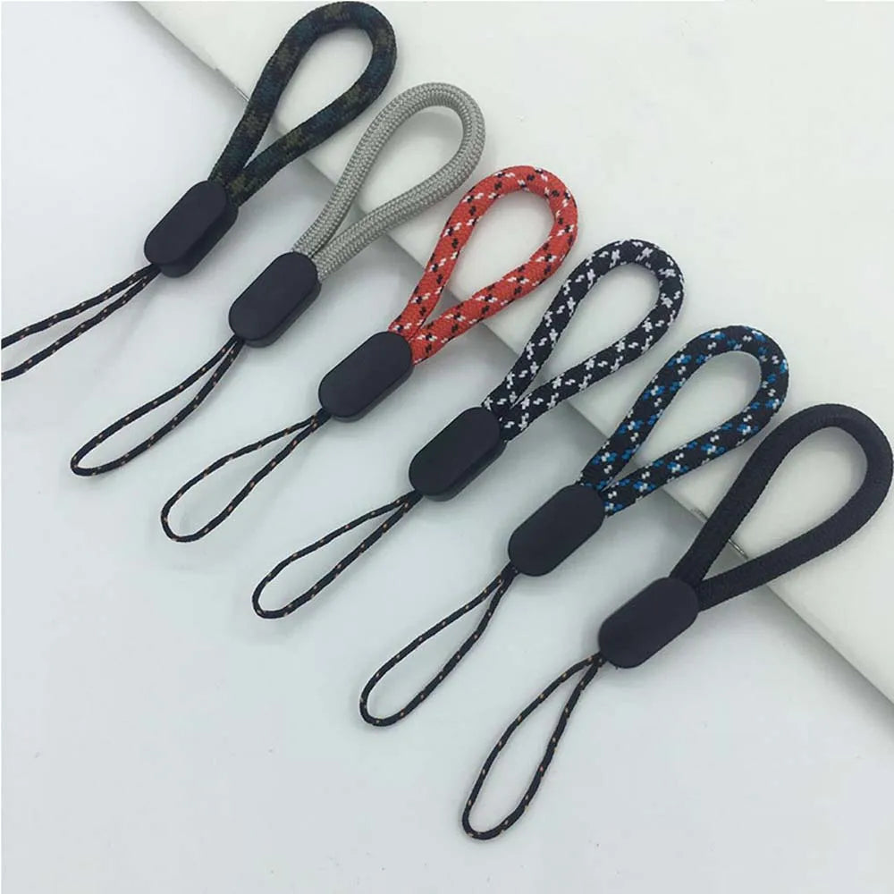 Anti Lost Adjustable Hand Lanyard Nylon Gadget Rope Multicolor Camera Lanyard Portable Mobile Phone Wrist Straps