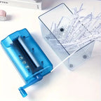 Small Hand-Cranked Shredder - Non-Electric Practical Tool for A4/A6 Paper, Household Paper Shredding Solution