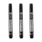 3/6Pcs/Set Permanent Marker Pen Fine Point Waterproof Ink Thin Nib Crude Nib Black Blue Red Ink 1.5mm Fine Color Marker Pens