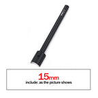QJH Half-Round Leather Cutter Punch Strap End Punch Tool for DIY Crafting Handwork Strap Belt, Wallet and Bag (15 - 45 mm)