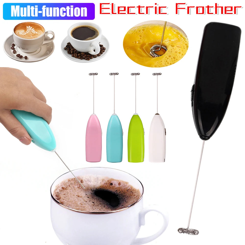 Ireless Milk Foamer Coffee Whisk Mixer Electric Blender Egg Beater Mini Frother Handle Stirrer Cappuccino Maker Cooking Tools