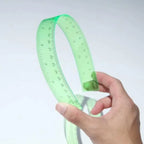 Classroom use, plastic, blue, durable and flexible 12-inch rulers in 8-pack for kids