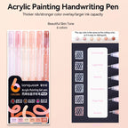 Languo 90 Colors Painting Acrylic Gel Pens Large Capacity Ink Pen for Drawing Diary Diy Coloring Doodling Painting Art Supplies