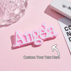 A custom acrylic letter brooch, personalized name brooch, a gift for family members, friends or loved ones on special occasions