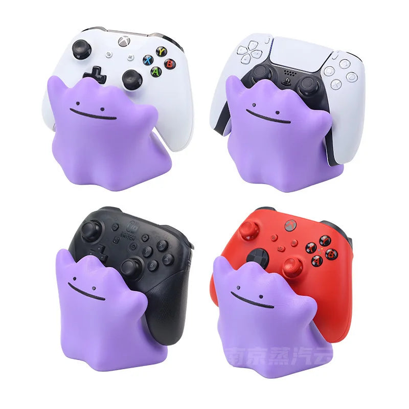 New Anime Ditto Universal Game Controller Stand Desktop Display Holder Compatible For Xbox Ps5 Switch Gaming Decor Doll Gift