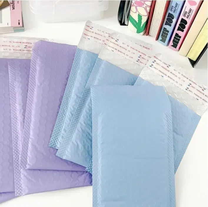 10-100pcs Green Blue Poly Bubble Mailers Padded Envelopes Self Seal Padded Envelopes Gift Bags Black Packaging Envelope