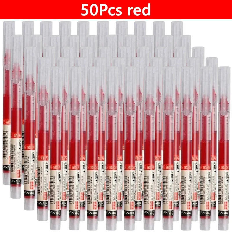 3/10/50/100PCS Color Gel Pens set,0.5mm Fine Tip Ballpoint Pen for Drawing Pens for Writing Office Accessories Back To School
