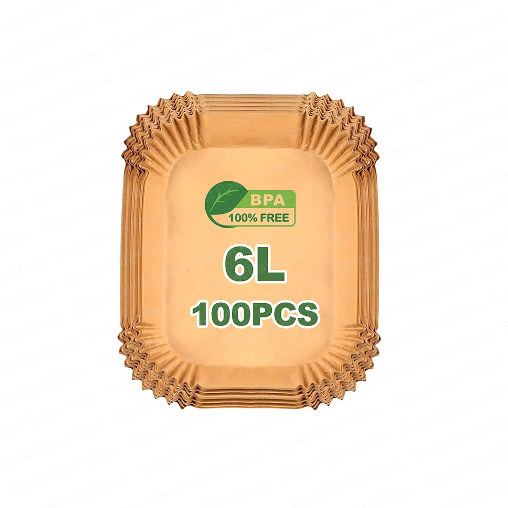 Air Fryer Non-Stick Parchment Paper for Philips Dual Basket Airfryer 3000 Series 6L/3L NA350/00, 5000 Series 6L/3L NA550/00