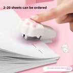 Creative Portable Mini Stapler Set Cute Small Stapler For Students Office Use Handheld Binding Machine With Accessories