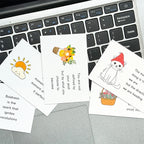 Mr Paper, 90 Inspirational Affirmation Cards Student Stationery Supplies kawaii stationery cardstock paper affirmation cards