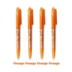 8/4pcs Erasable Gel Pen  Multi-Color0.5mm Tip Painting Writing Drawing School Black Blue Red Pink Orange Green Purple Light Blue