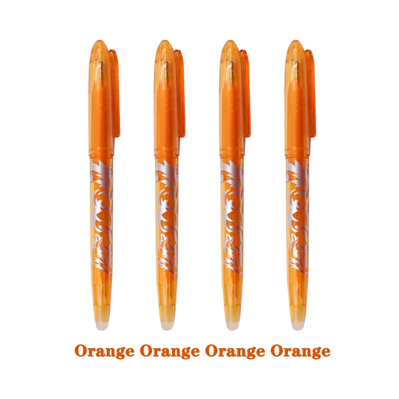 8/4pcs Erasable Gel Pen  Multi-Color0.5mm Tip Painting Writing Drawing School Black Blue Red Pink Orange Green Purple Light Blue