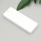 30 Sheets Blank Round Corner Bookmark Cards with Hole, 350g Kraft Paper & White Cardstock for DIY Art Painting
