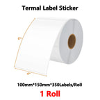 500/350 Sheets 4"x6" 4''x4'' Thermal Label Paper 100x150mm Adhesive Stickers For Thermal Shipping Labels Express Barcode Label