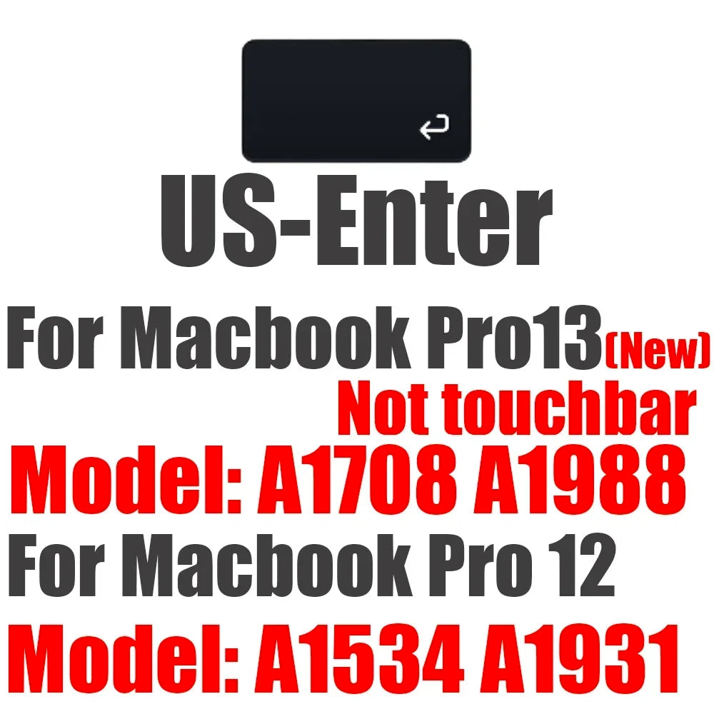 Keyboard Cover for Macbook Air 13 15 Pro 14 16 Touch Bar ID Silicone Protector Skin EU A3113 A3112 A3240 A2337 A3401 M1 M2 M3 M4