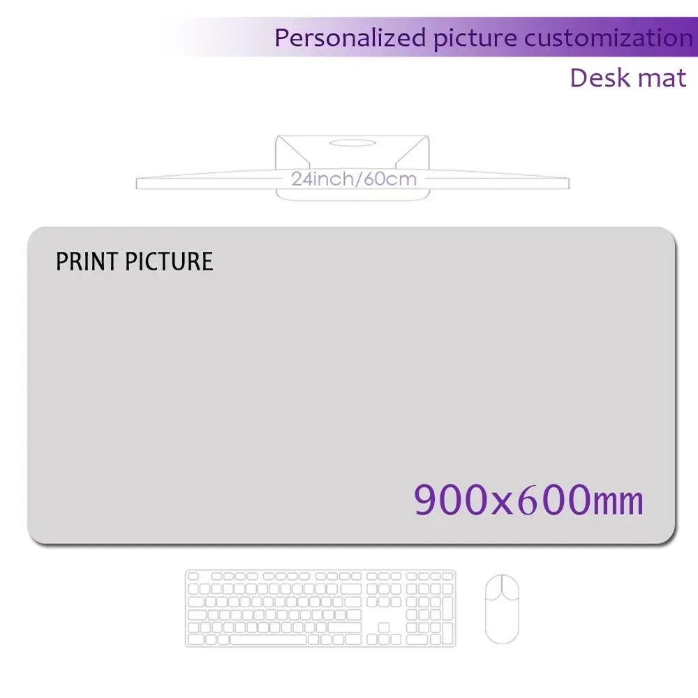 Create Your Own Personalized Mousepad Print Custom Mouse Pad Company Playmat Deskmat 1200x600 Customizable Keyboard Computer Mat